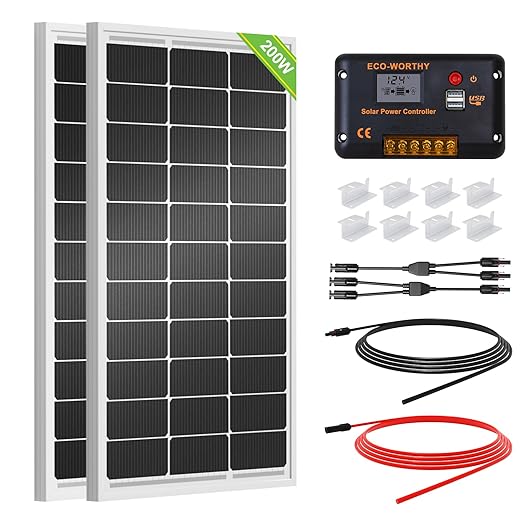 ECO-WORTHY 200W Solar Panel Kit