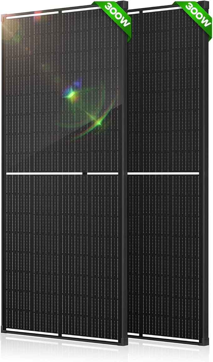 300W High Efficiency Half-Cut Solar Panel